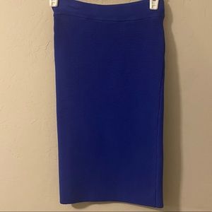 💙Like new blue bandage midi pencil skirt